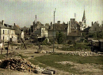 Panorama of Saint-Waast, Soissons, Aisne, France